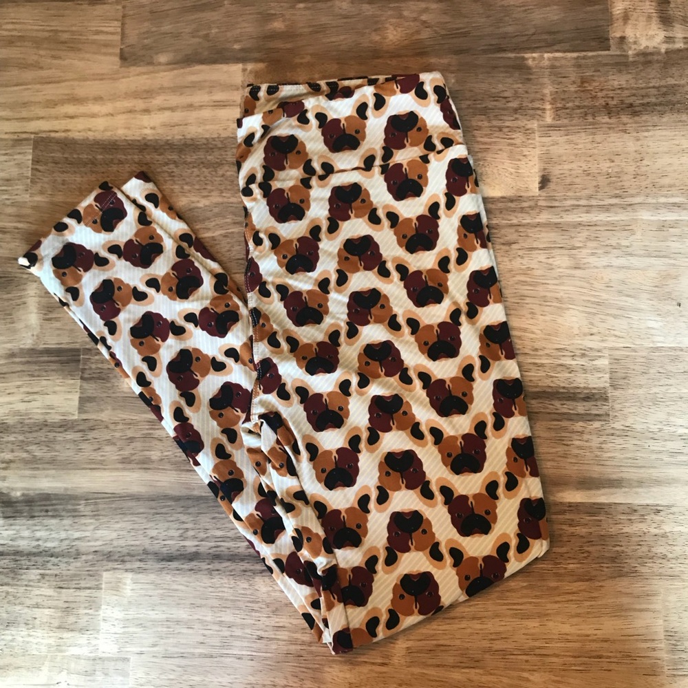 Brand new LuLaRoe TC French Bulldog leggings